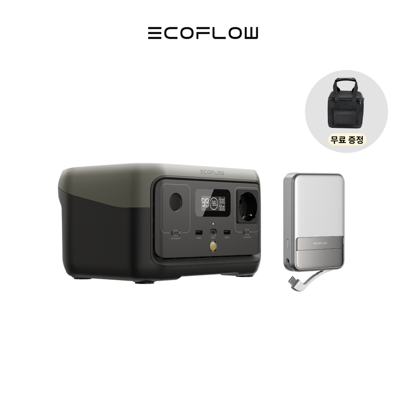 이미지를 갤러리 뷰어에 로드 , EcoFlow RIVER2 리버2 + Rapid 10000mAh 보조배터리