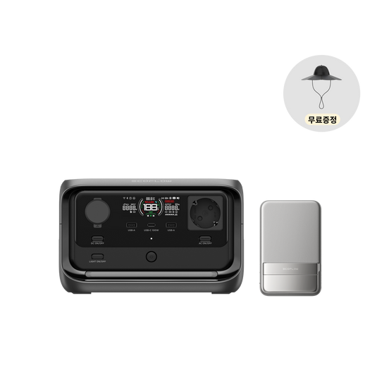 에코플로우 리버3 플러스 (286Wh)+Rapid10000mAh+power hat