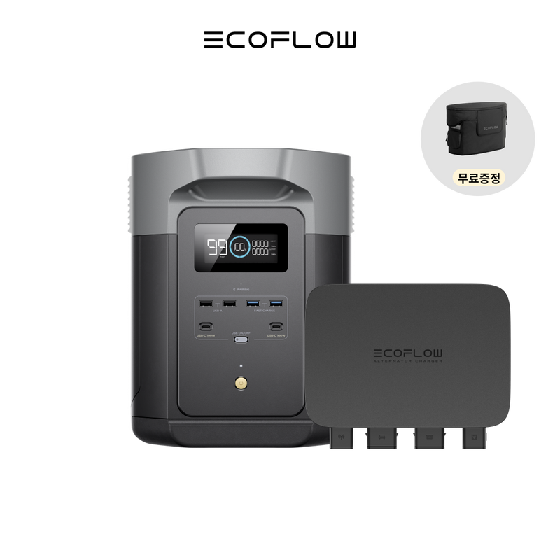 이미지를 갤러리 뷰어에 로드 , 에코플로우 델타2 맥스+800W 주행충전기