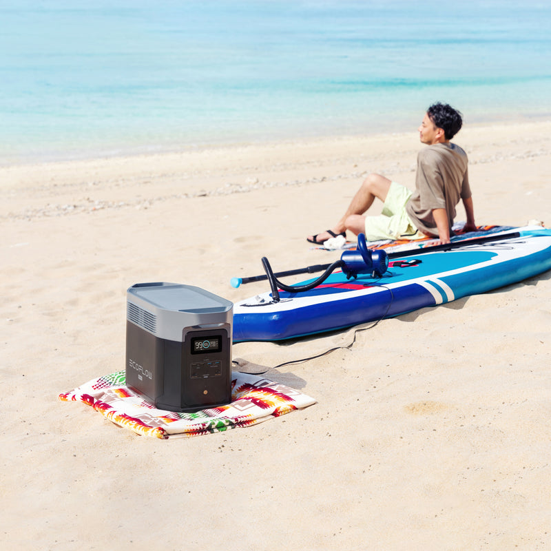 이미지를 갤러리 뷰어에 로드 , (220W 양면 태양광 패널& 전용가방 증정) 에코플로우 DELTA2 Max 델타2 맥스 (2048Wh)