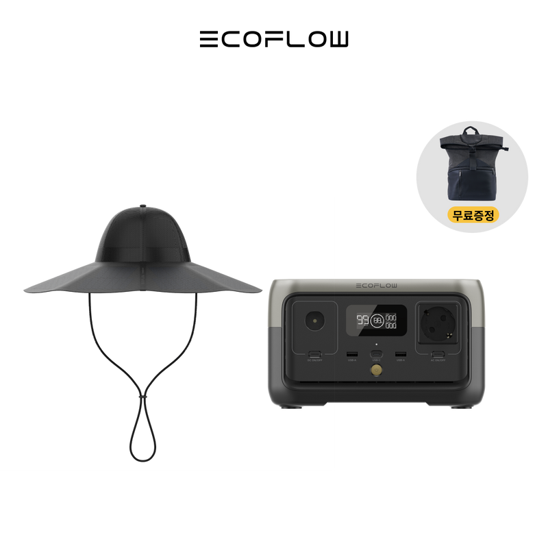 이미지를 갤러리 뷰어에 로드 , 에코플로우 리버2+파워햇