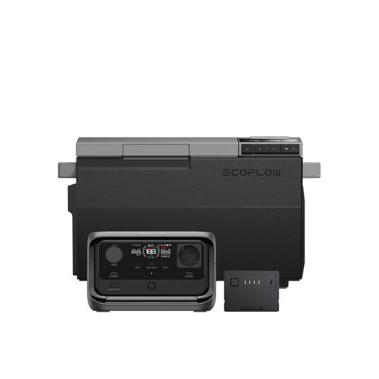 에코플로우 리버3 플러스(286Wh) + 글래시어 냉장고 + 글래시어 냉장고 추가 배터리