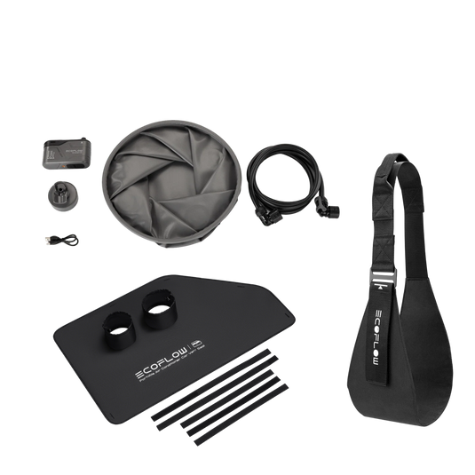 에코플로우 벨크로 손잡이 스트랩 + 차량용 통풍 차단 실링 +에코플로우 샤워 키트