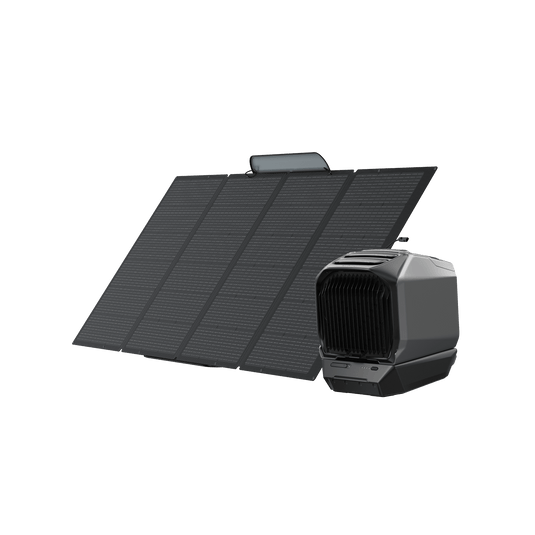EcoFlow WAVE 3 Portable Air Conditioner WAVE 3 + WAVE 3 Add-on Battery + 400W Portable Solar Panel