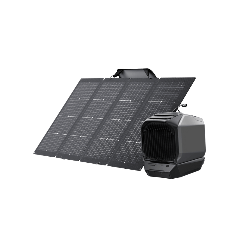 이미지를 갤러리 뷰어에 로드 , EcoFlow WAVE 3 Portable Air Conditioner WAVE 3 + WAVE 3 Add-on Battery + 220W Bifacial Portable Solar Panel