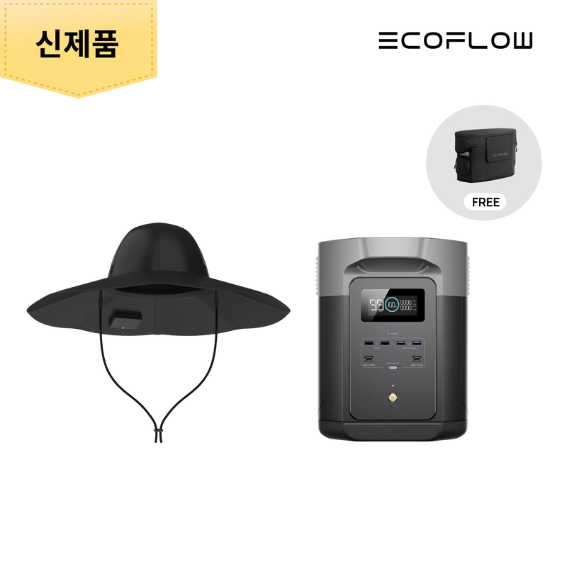 이미지를 갤러리 뷰어에 로드 , 에코플로우 델타2 맥스 (2048Wh)+파워햇