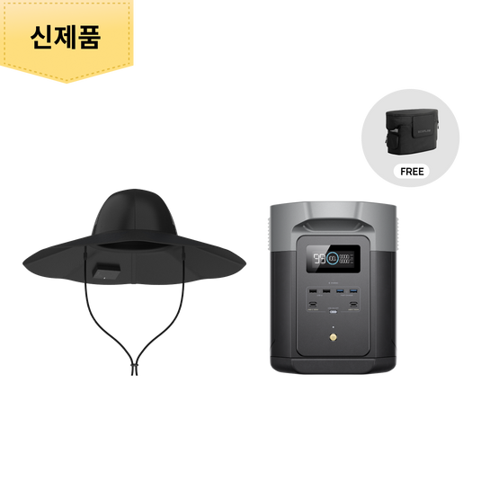 에코플로우 델타2 맥스 (2048Wh)+파워햇