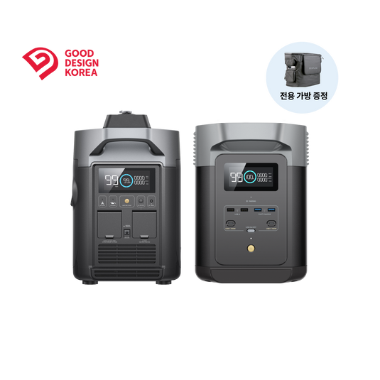 에코플로우 스마트 발전기+델타2 파워뱅크
