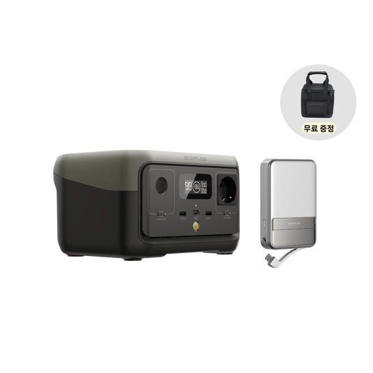 에코플로우 RIVER2 리버2 + Rapid 10000mAh 보조배터리