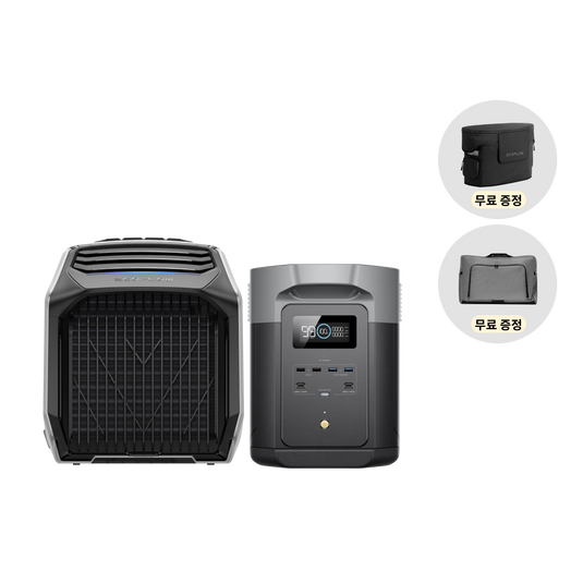 에코플로우 웨이브2 + 델타2 맥스 (2048Wh)