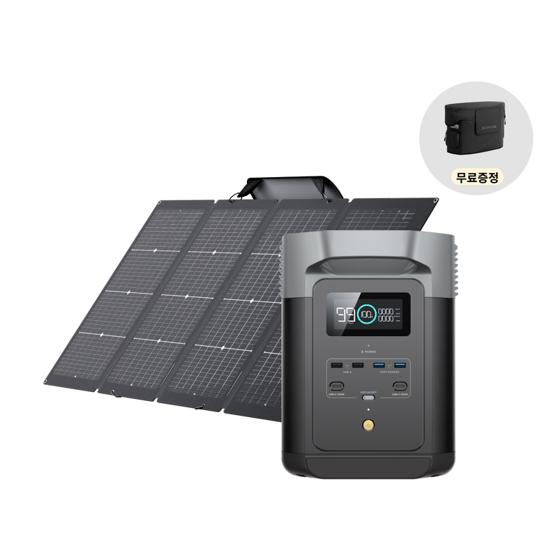 이미지를 갤러리 뷰어에 로드 , 에코플로우 DELTA2 델타2+220W 태양광 패널
