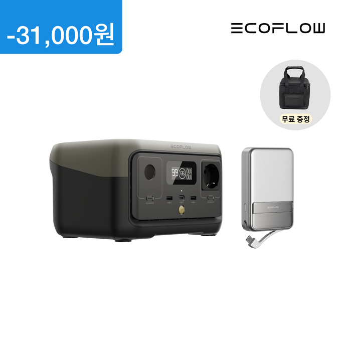 EcoFlow RIVER2 리버2 + Rapid 10000mAh 보조배터리