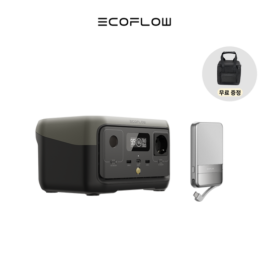 EcoFlow RIVER2 리버2 + Rapid 5000mAh 보조배터리