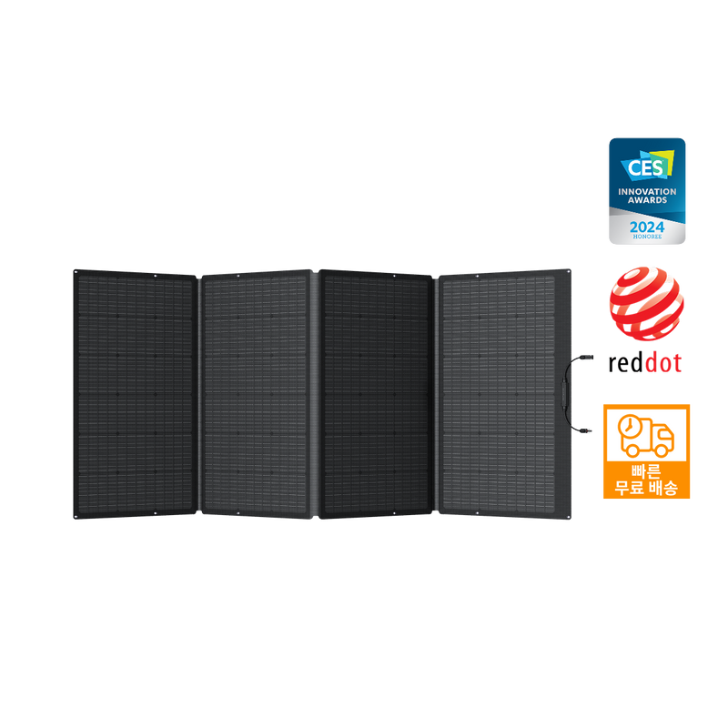 이미지를 갤러리 뷰어에 로드 , 에코플로우 400W 태양광 패널
