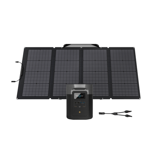 델타맥스1600+220W 태양광 패널+MC4병렬 연결 케이블
