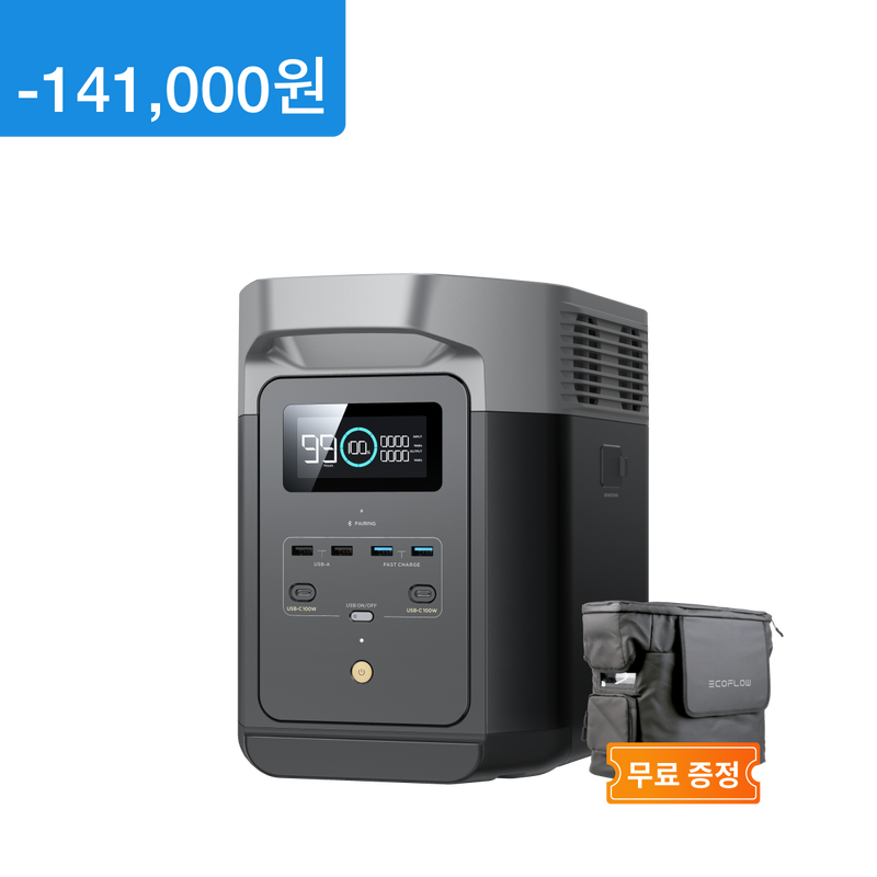 이미지를 갤러리 뷰어에 로드 , [가방 증정]에코플로우 DELTA2 델타2(1024Wh)
