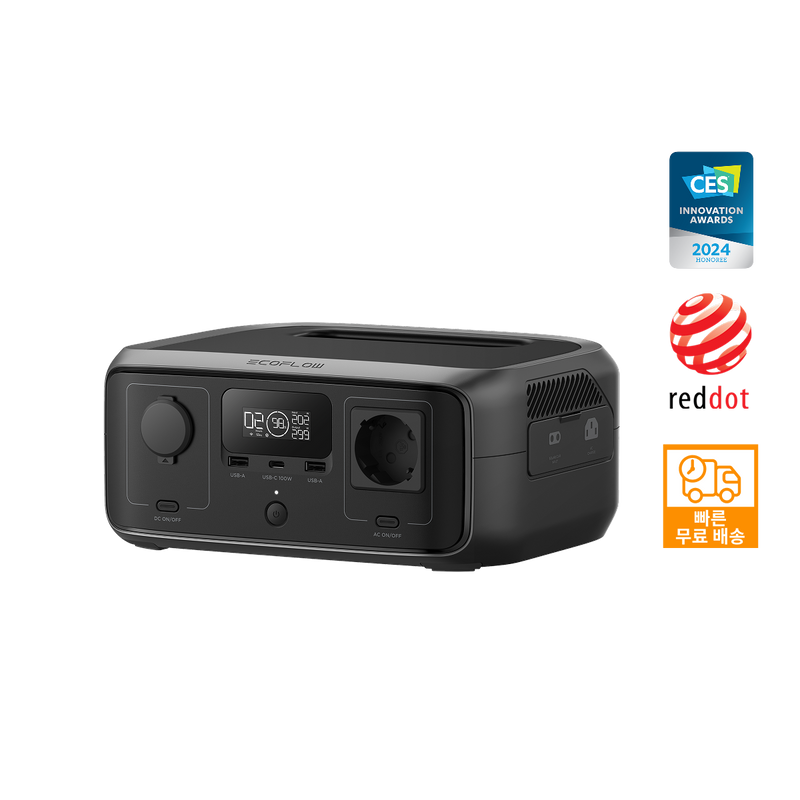 이미지를 갤러리 뷰어에 로드 , 에코플로우 리버3 (10ms UPS) (245Wh)
