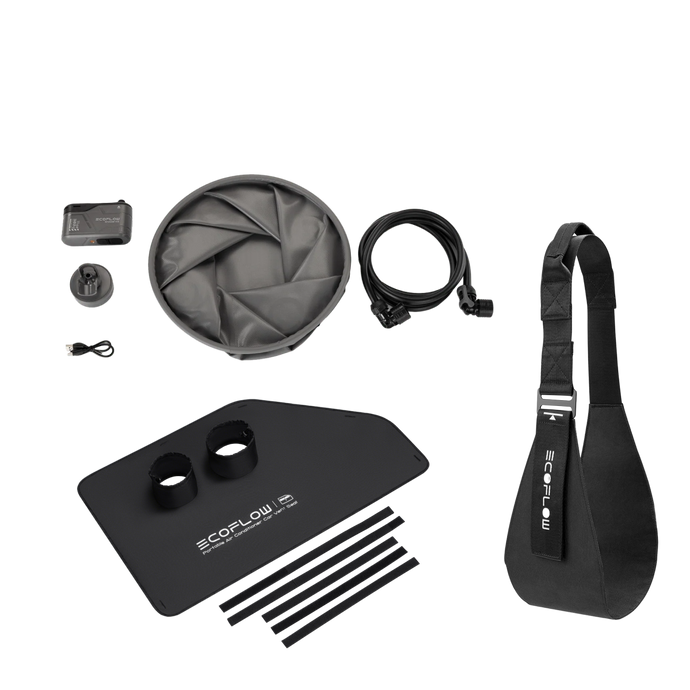 에코플로우 벨크로 손잡이 스트랩 + 차량용 통풍 차단 실링 +에코플로우 샤워 키트