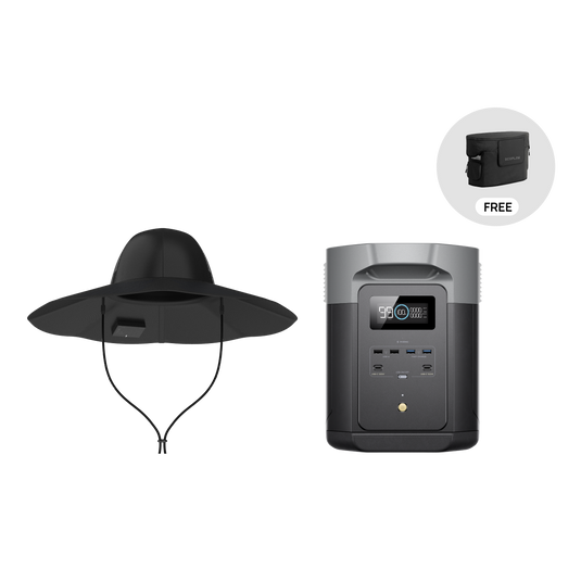 에코플로우 델타2 맥스 (2048Wh)+파워햇